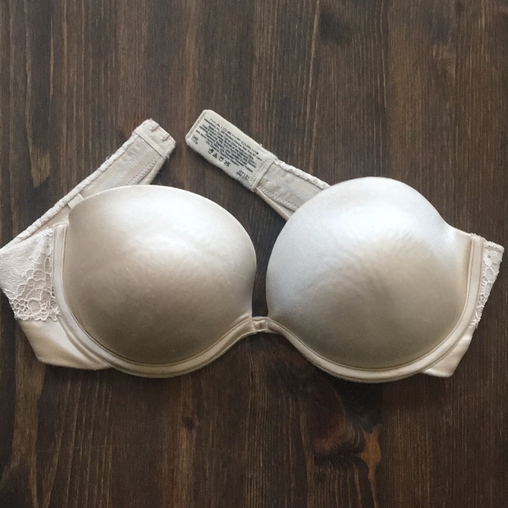 Maidenform Padded Tan Strapless Bra
